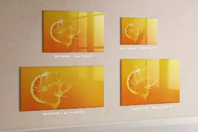 Tableau magnétique à dessiner orange