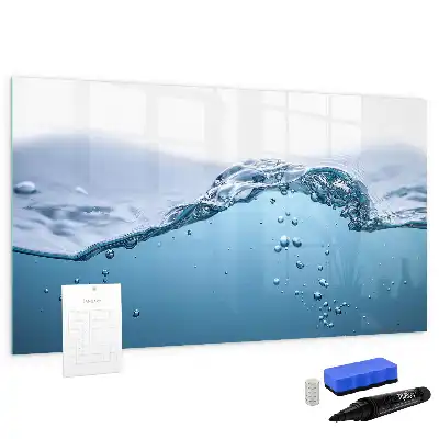 Tableau magnétique à dessiner motif gros plan sur l'eau