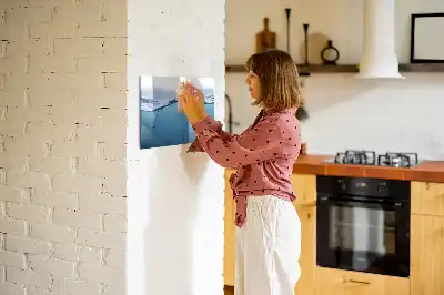 Tableau magnétique à dessiner motif gros plan sur l'eau