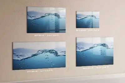 Tableau magnétique à dessiner motif gros plan sur l'eau