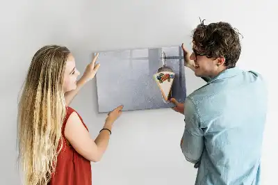 Tableau magnétique à dessiner motif part de gâteau