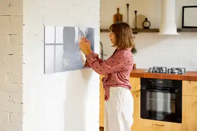 Tableau magnétique à dessiner motif part de gâteau