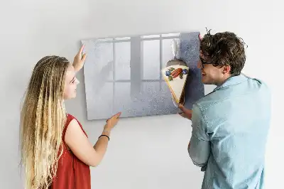 Tableau magnétique à dessiner motif part de gâteau