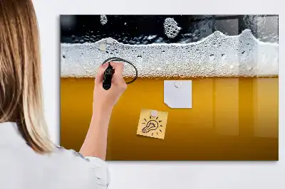 Tableau magnétique pour dessiner pression de bière