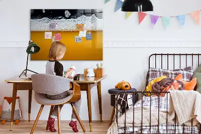 Tableau magnétique pour dessiner pression de bière