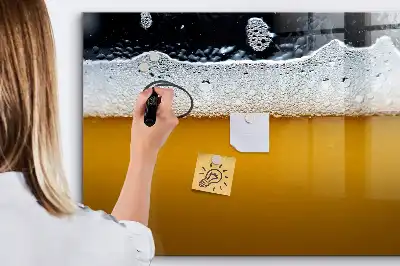 Tableau magnétique pour dessiner pression de bière