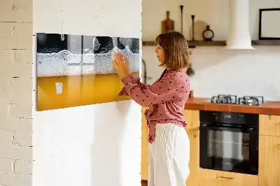 Tableau magnétique pour dessiner pression de bière