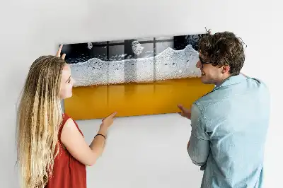 Tableau magnétique pour dessiner pression de bière