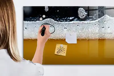 Tableau magnétique pour dessiner pression de bière