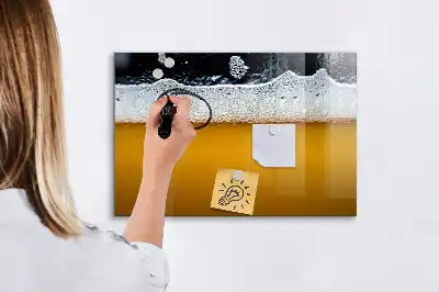 Tableau magnétique pour dessiner pression de bière