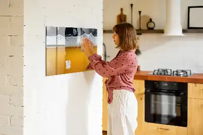 Tableau magnétique pour dessiner pression de bière