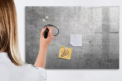 Tableau magnétique à dessiner modèle mur brut