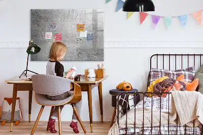 Tableau magnétique à dessiner modèle mur brut