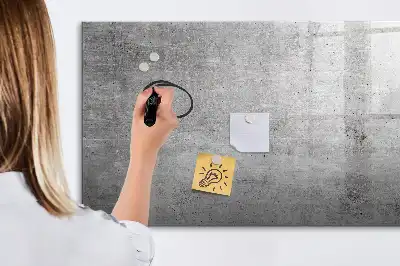 Tableau magnétique à dessiner modèle mur brut