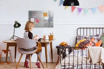 Tableau magnétique à dessiner modèle mur brut