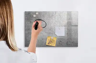 Tableau magnétique à dessiner modèle mur brut