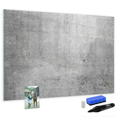 Tableau magnétique à dessiner modèle mur brut