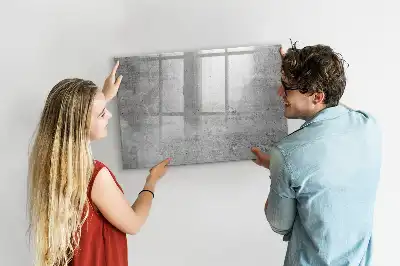 Tableau magnétique à dessiner modèle mur brut