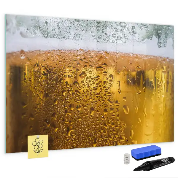 Tableau magnétique pour dessiner en forme de chope de bière
