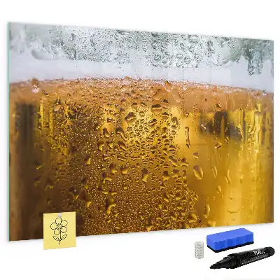 Tableau magnétique pour dessiner en forme de chope de bière