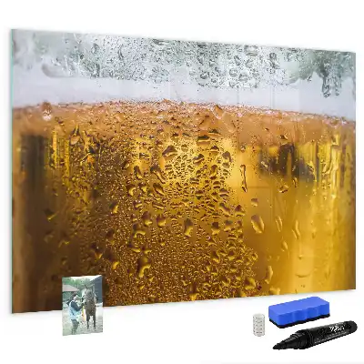 Tableau magnétique pour dessiner en forme de chope de bière