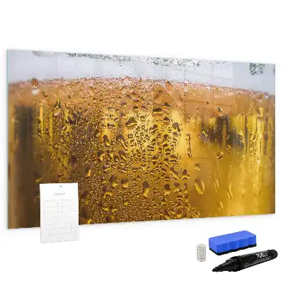 Tableau magnétique pour dessiner en forme de chope de bière