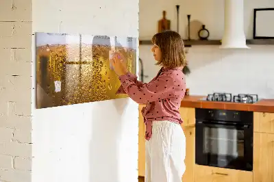 Tableau magnétique pour dessiner en forme de chope de bière
