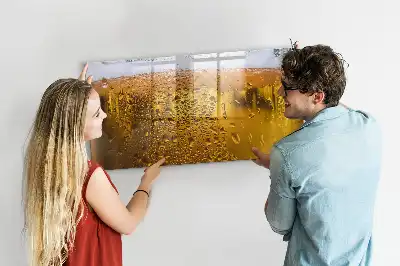 Tableau magnétique pour dessiner en forme de chope de bière