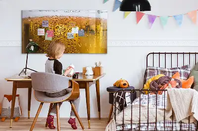 Tableau magnétique pour dessiner en forme de chope de bière