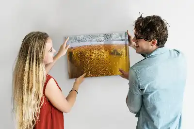 Tableau magnétique pour dessiner en forme de chope de bière