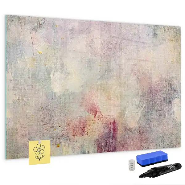 Tableau magnétique pour dessiner motif abstraction peinte