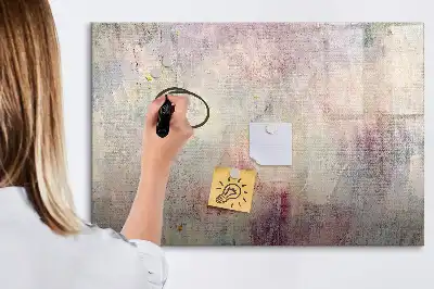 Tableau magnétique pour dessiner motif abstraction peinte