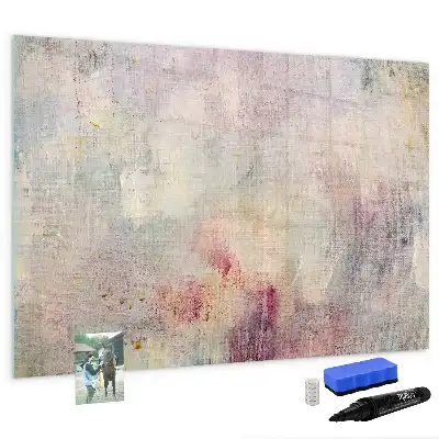 Tableau magnétique pour dessiner motif abstraction peinte