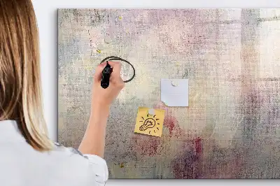Tableau magnétique pour dessiner motif abstraction peinte