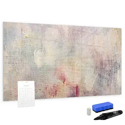 Tableau magnétique pour dessiner motif abstraction peinte