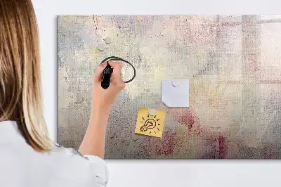 Tableau magnétique pour dessiner motif abstraction peinte