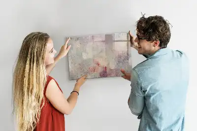 Tableau magnétique pour dessiner motif abstraction peinte