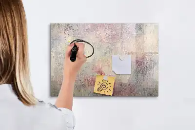 Tableau magnétique pour dessiner motif abstraction peinte