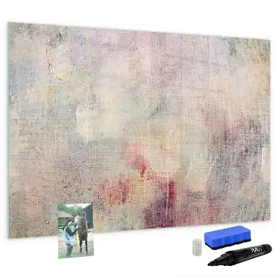 Tableau magnétique pour dessiner motif abstraction peinte
