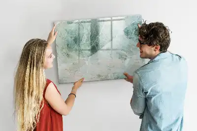 Tableau magnétique à dessiner effet marbre