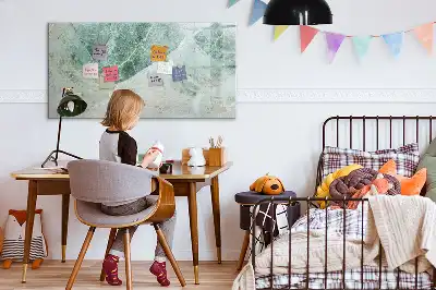 Tableau magnétique à dessiner effet marbre