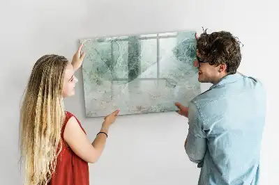 Tableau magnétique à dessiner effet marbre