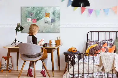 Tableau magnétique à dessiner effet marbre