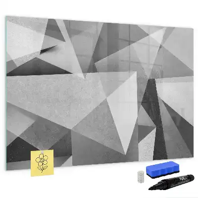 Tableau magnétique à dessiner modèle abstraction 3D