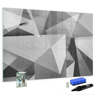 Tableau magnétique à dessiner modèle abstraction 3D