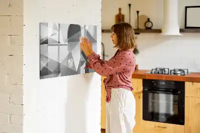 Tableau magnétique à dessiner modèle abstraction 3D