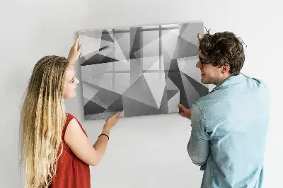Tableau magnétique à dessiner modèle abstraction 3D