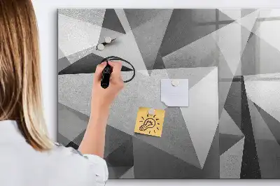 Tableau magnétique à dessiner modèle abstraction 3D