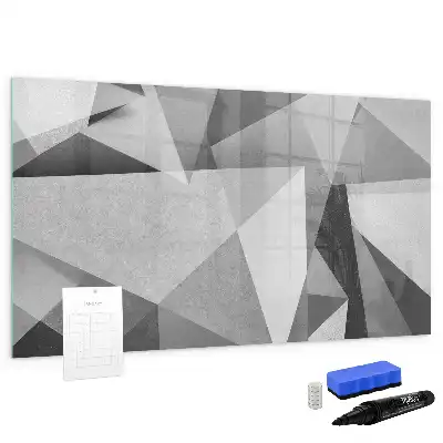 Tableau magnétique à dessiner modèle abstraction 3D