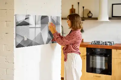 Tableau magnétique à dessiner modèle abstraction 3D